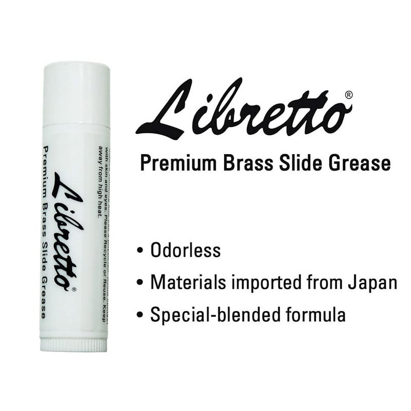 Libretto Premium Brass Slide Grease Stick, 0.16 oz (5 ml), Odorless & Pure, Great Materials from Japan, 100% Special-blended Formula, Thick & Sticky, Best to Extend Life of Trumpet, French Horn & Tuba - Image 2